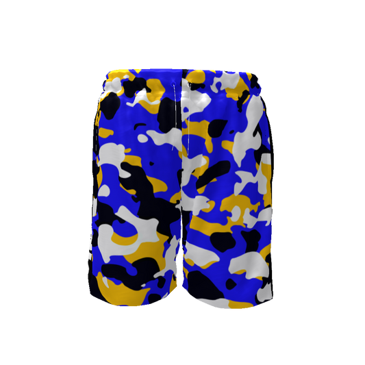 BAGWORK Blue Camo Shorts